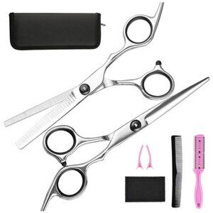 Hair Cutting Scissors Thinning Shears- Fcysy Professional Barber Sharp Scissors